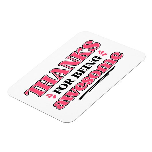 Magnet Flexible Merci d'être génial (Côté Gauche)