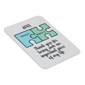 Magnet Flexible Merci d'être un élément si important (Côté Droit)