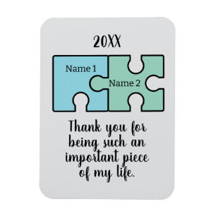 Magnet Flexible Merci d'être un élément si important