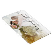 Magnet Flexible merci écriture chic photo de jour de mariage (Côté Droit)