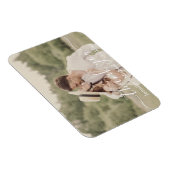 Magnet Flexible merci écriture moderne mariage campagnard photo (Côté Droit)