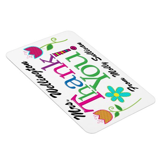 Magnet Flexible Merci magnétique (Côté Droit)