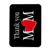 Magnet Flexible Merci Maman Customisée (Vertical)
