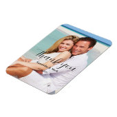 Magnet Flexible Merci Mariage photo (Côté Gauche)