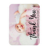 Magnet Flexible Merci Moderne Nouveau bébé (Vertical)