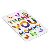 Magnet Flexible Merci Mommy coloré (Côté Droit)