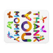 Magnet Flexible Merci Mommy coloré (Horizontal)