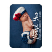 Magnet Flexible Merci Nouveau bébé moderne (Vertical)