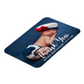 Magnet Flexible Merci Nouveau bébé moderne (Côté Gauche)