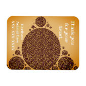 Magnet Flexible Merci Patient Chat sauvage Motif Animaux Soins (Horizontal)