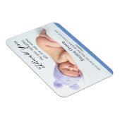 Magnet Flexible Merci photo bébé moderne nouveau-né (Côté Droit)