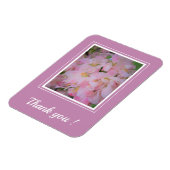 Magnet Flexible Merci photo de la fleur de cerisier (Côté Gauche)