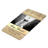 Magnet Flexible Merci Photocard Indian Damask Gold (Côté Gauche)