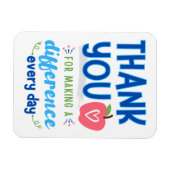 Magnet Flexible Merci pour faire une différence (Horizontal)