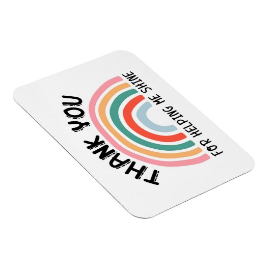 Magnet Flexible Merci Pour M'Aider À Briller Enseignant (Côté Droit)