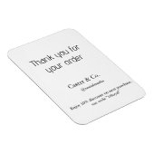 Magnet Flexible merci pour votre code de réduction de commande soc (Côté Droit)