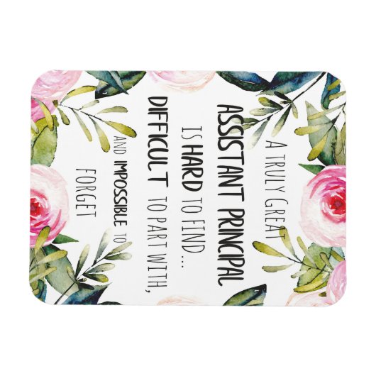 Magnet Flexible Merci principal adjoint (Horizontal)