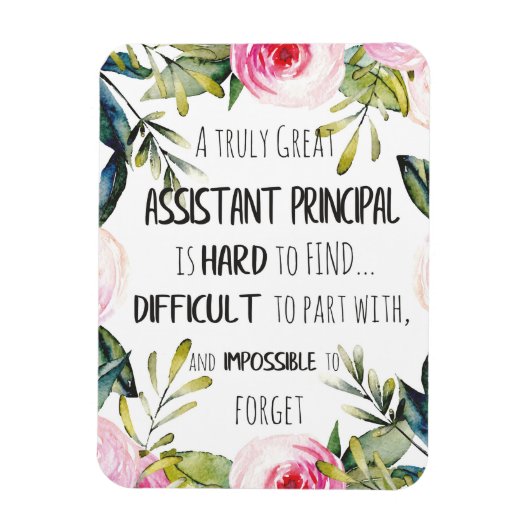 Magnet Flexible Merci principal adjoint (Vertical)