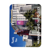 Magnet Flexible Merci | Souvenir de photo de l'enterrement de vie (Vertical)