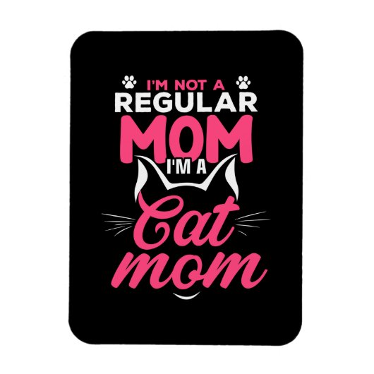 Magnet Flexible Mère Art Je Suis Chat Maman (Vertical)