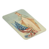 Magnet Flexible Mère catholique Mary USA Drapeau religieux (Côté Droit)