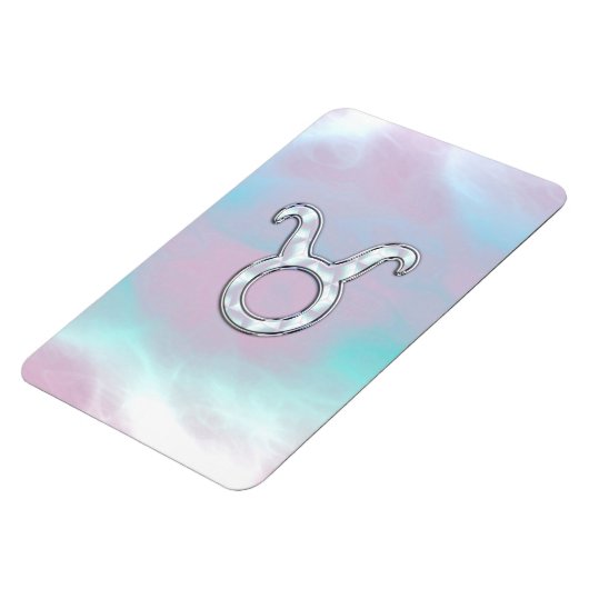 Magnet Flexible Mère de Pearl Taurus Zodiac Astrologie (Côté Gauche)