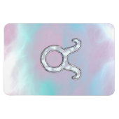 Magnet Flexible Mère de Pearl Taurus Zodiac Astrologie (Horizontal)