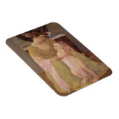 Magnet Flexible Mère et enfant avec une écharpe Rose | 1908 (Côté Droit)