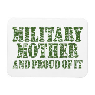 Magnet Flexible Mère et fier militaires de lui