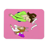 Magnet Flexible mère et fille bunnygirls (Horizontal)