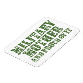 Magnet Flexible Mère militaire et fière de ça (Côté Gauche)