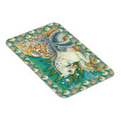 MAGNET FLEXIBLE MERHORSE & OCTOPUS BLANC, CHEVAL UNICORN IMAGINAIR (Côté Droit)