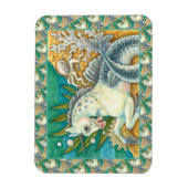MAGNET FLEXIBLE MERHORSE & OCTOPUS BLANC, CHEVAL UNICORN IMAGINAIR (Vertical)