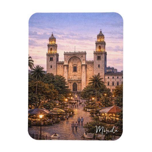 Magnet Flexible Merida Mexico Voyage (Vertical)