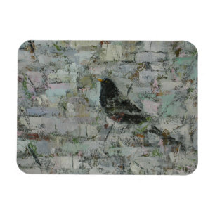 Magnet Flexible Merle dans l'arbre