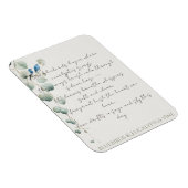 Magnet Flexible Merles bleus et vigne d'eucalyptus (Côté Droit)