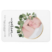 Magnet Flexible Merrier Noël Baby Faire-part de naissance (Horizontal)
