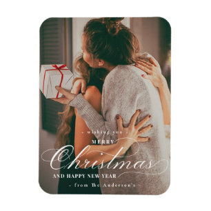 Magnet Flexible Merry Christmas Happy Classic Custom Magn