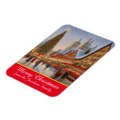 Magnet Flexible Merry Christmas Kitsch Nostalgale marché allemand (Côté Gauche)