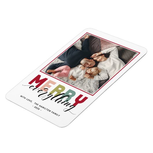 Magnet Flexible Merry everything Holiday (Côté Gauche)