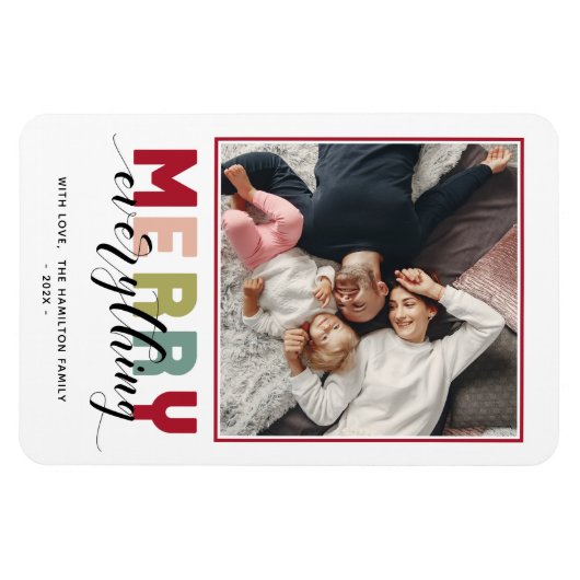 Magnet Flexible Merry everything Holiday (Horizontal)