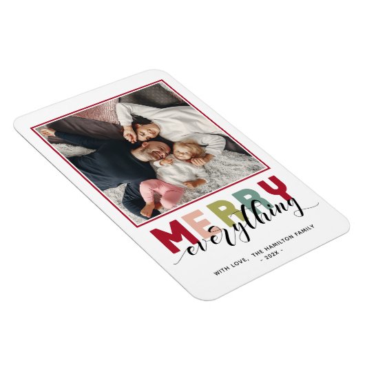 Magnet Flexible Merry everything Holiday (Côté Droit)