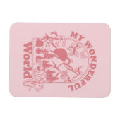 Magnet Flexible Mes merveilleuses fleurs rétro du monde (Horizontal)