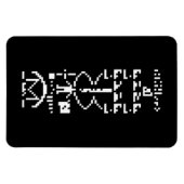 Magnet Flexible Message binaire Arecibo 1974 (Horizontal)