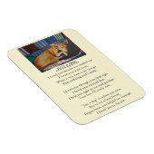 Magnet Flexible message de sympathie original pour chien (Côté Droit)