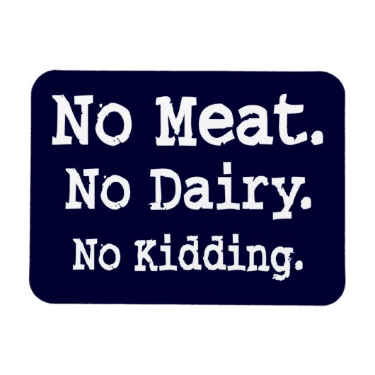 Magnet Flexible Message Vegan avec attitude (Horizontal)