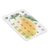 Magnet Flexible Mesure de la cuisine commune Aquarelle Citron (Côté Droit)