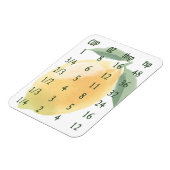 Magnet Flexible Mesure de la cuisine commune Aquarelle Citron (Côté Gauche)