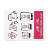 Magnet Flexible Mesures de la cuisine (Horizontal)