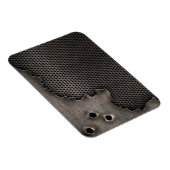 Magnet Flexible Metal with bullet holes background (Côté Droit)